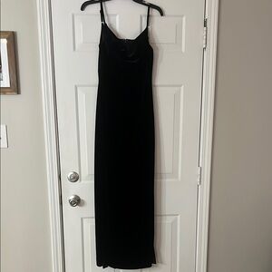 Revelry Velvet Black Maxi Dress